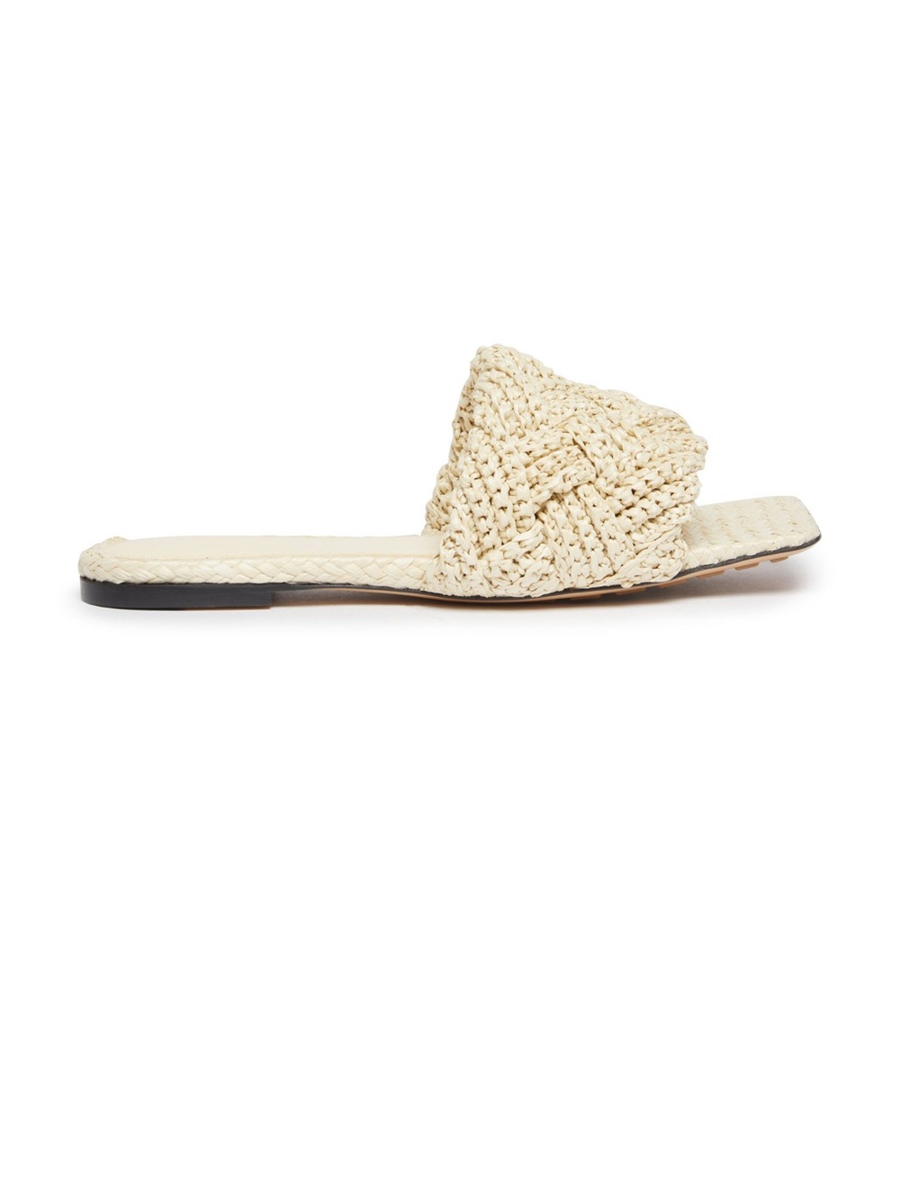 BOTTEGA VENETA Lido flat sandals in raffia - Size 40.5 - Picture 3 of 8